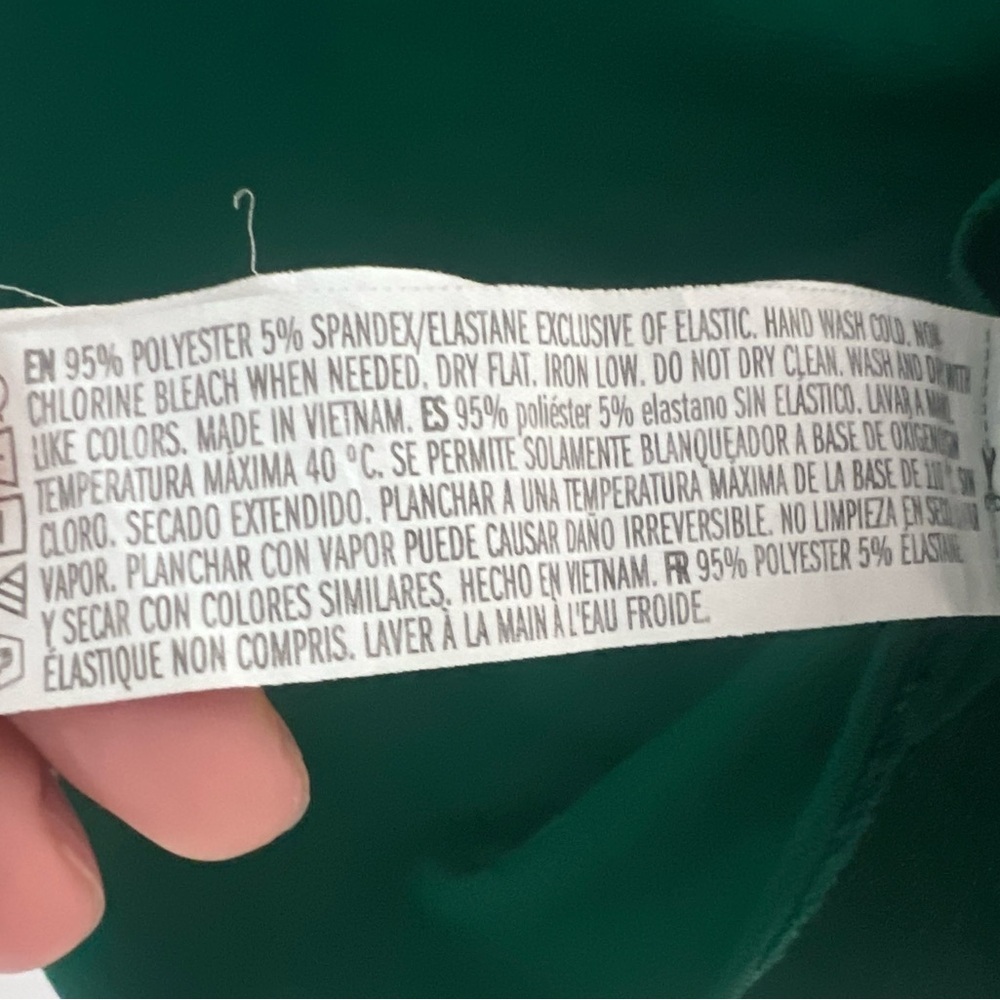 Forever 21 One-Shoulder Teal Crop Top - Picture 6 of 6